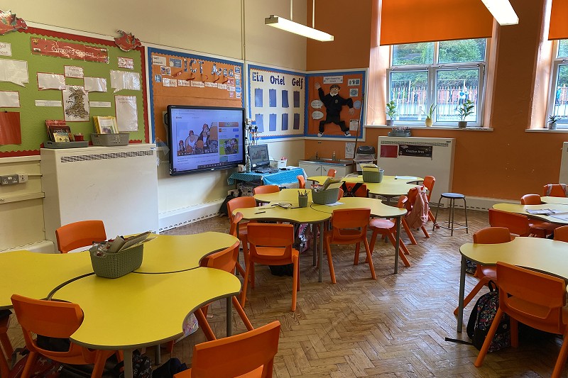 Primary school classroom