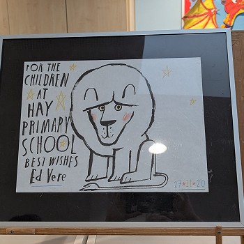 work of art picture of a lion